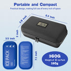 Insulin Cooler Travel Case with Digital Display TSA Approved

