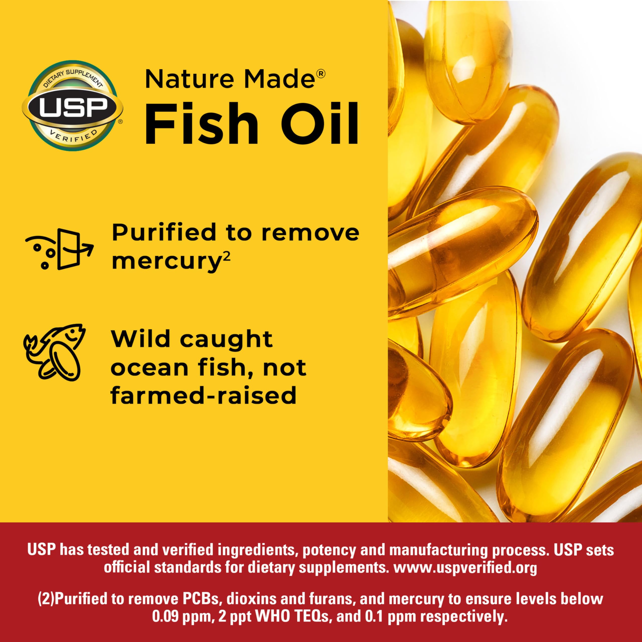 Nature Made Omega-3 Fish Oil Softgels 1000 mg

