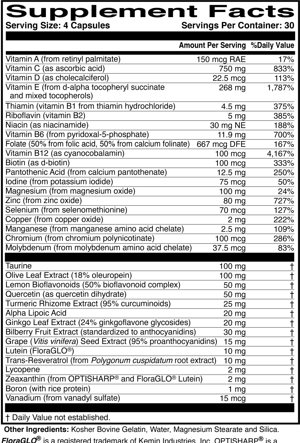 ScienceBased Health MacularProtect AREDS-based Multivitamin

