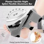 Exhood Plantar Fasciitis Night Splint with 3 Straps

