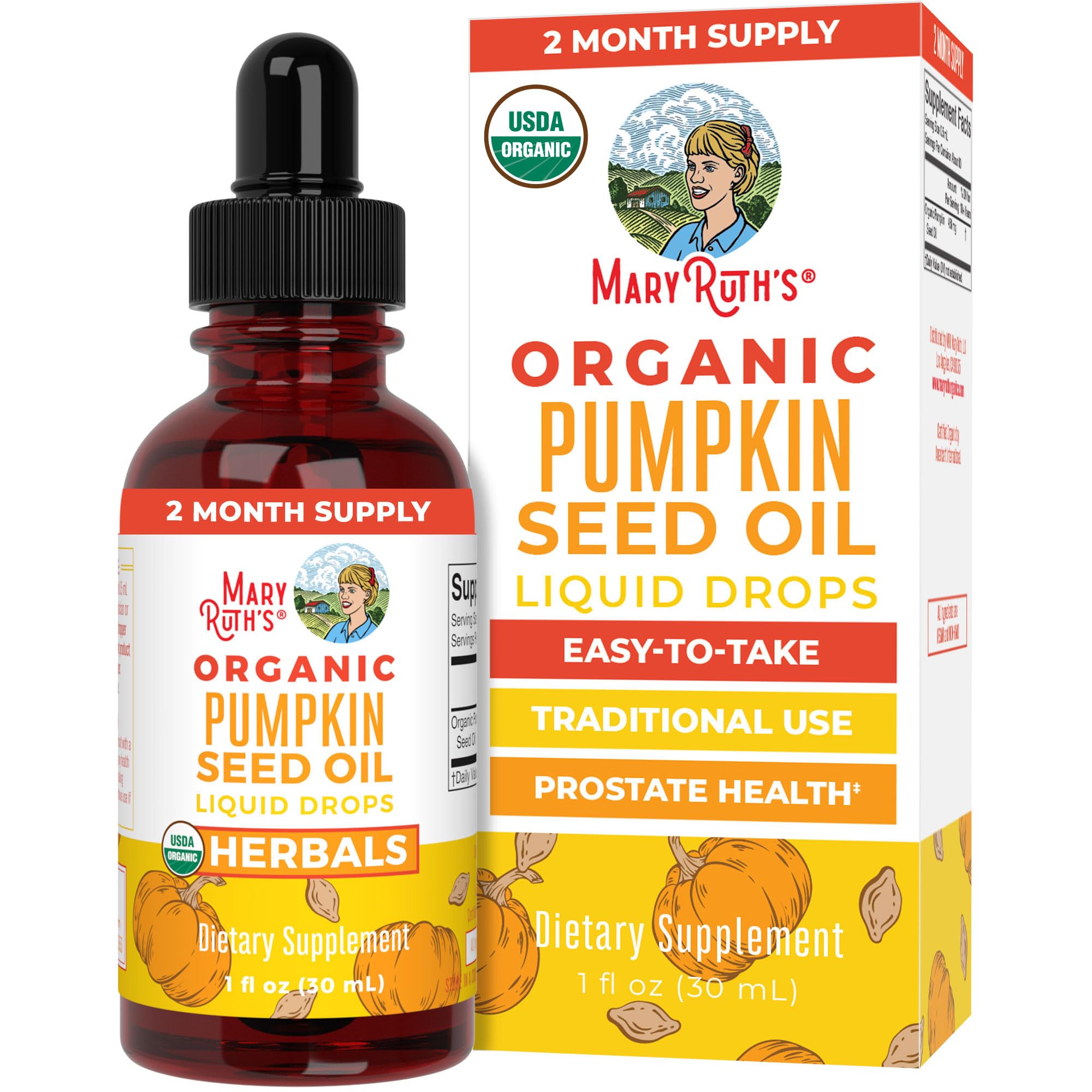 MaryRuth's Organics Pumpkin Seed Oil Drops – Organic & Vegan

