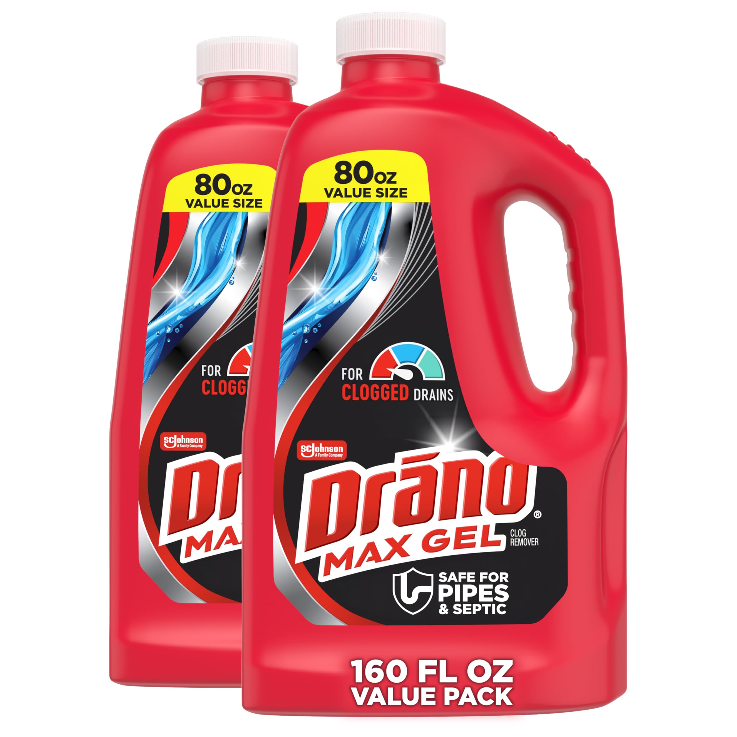 Drano Max Gel Drain Clog Remover & Cleaner | Fast-Acting

