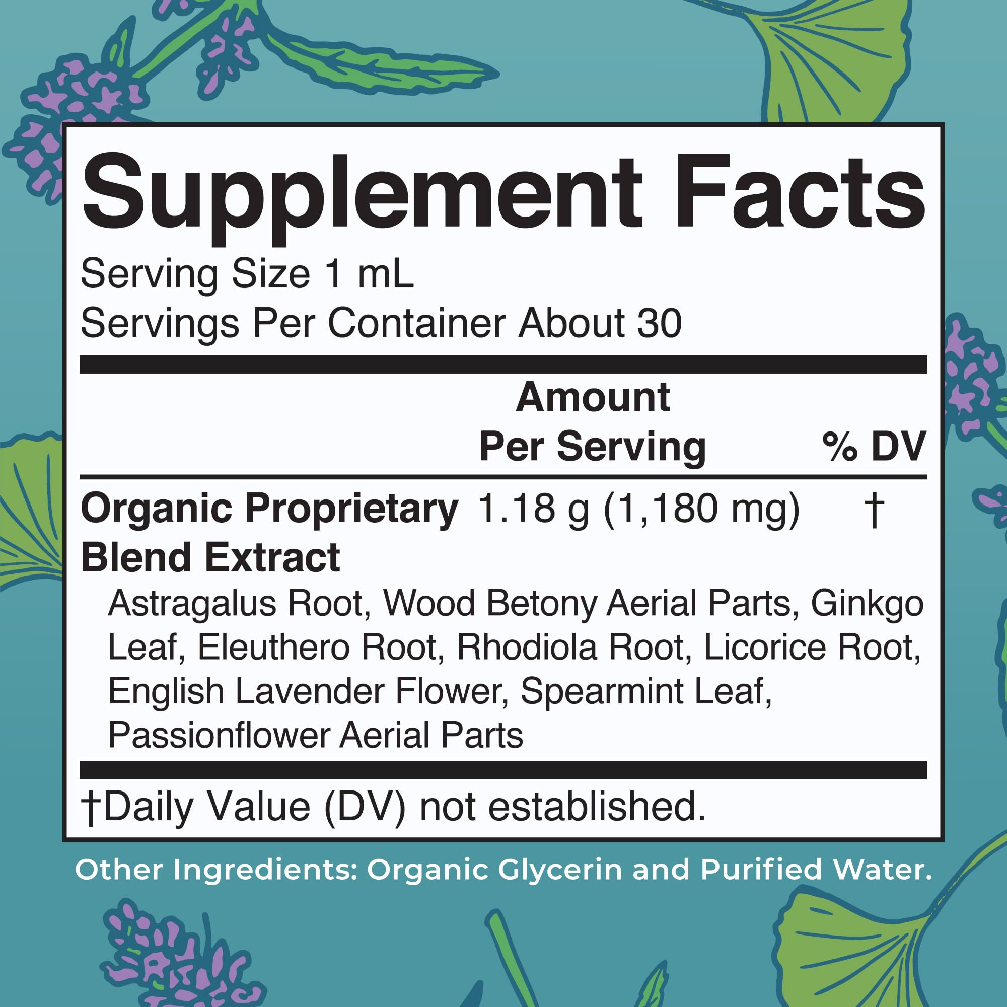 MaryRuth's Focus Drops | Organic Liquid Herbal Supplement

