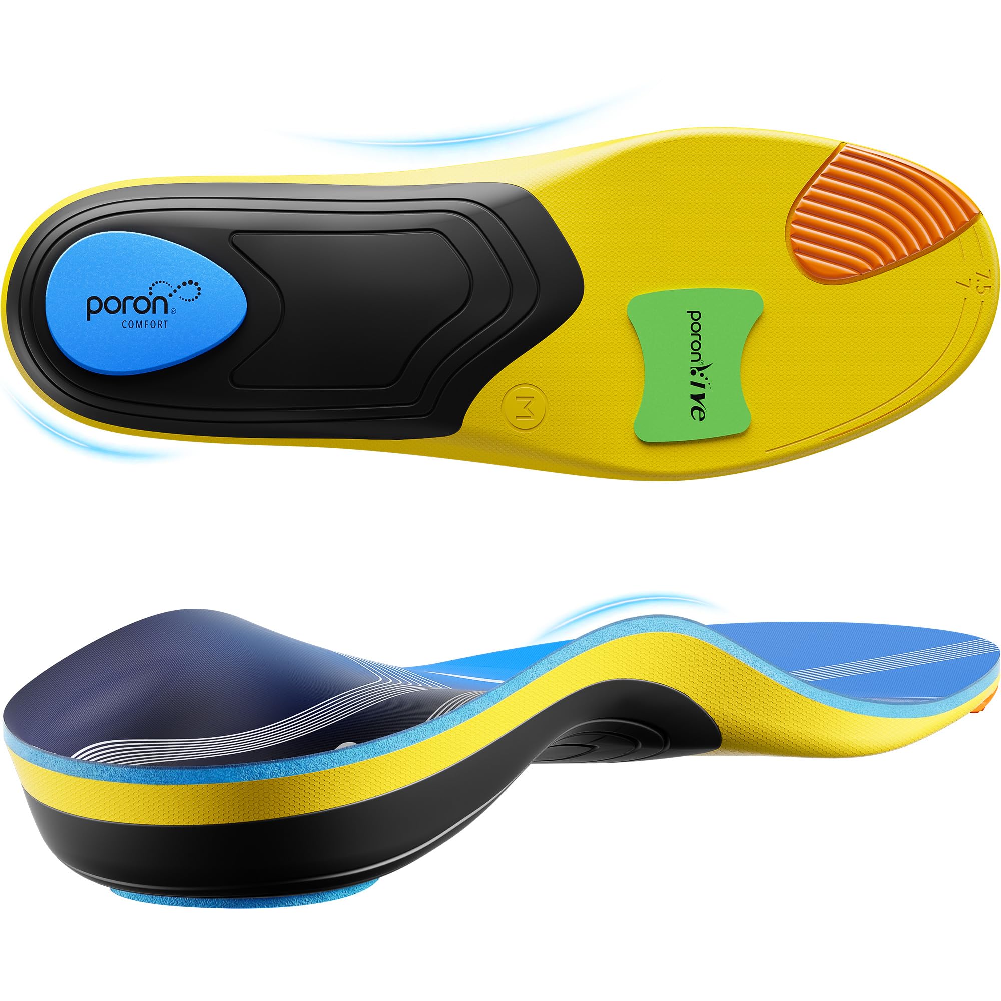 Heavy Duty Orthotics Insoles for Plantar Fasciitis | Arch Support


