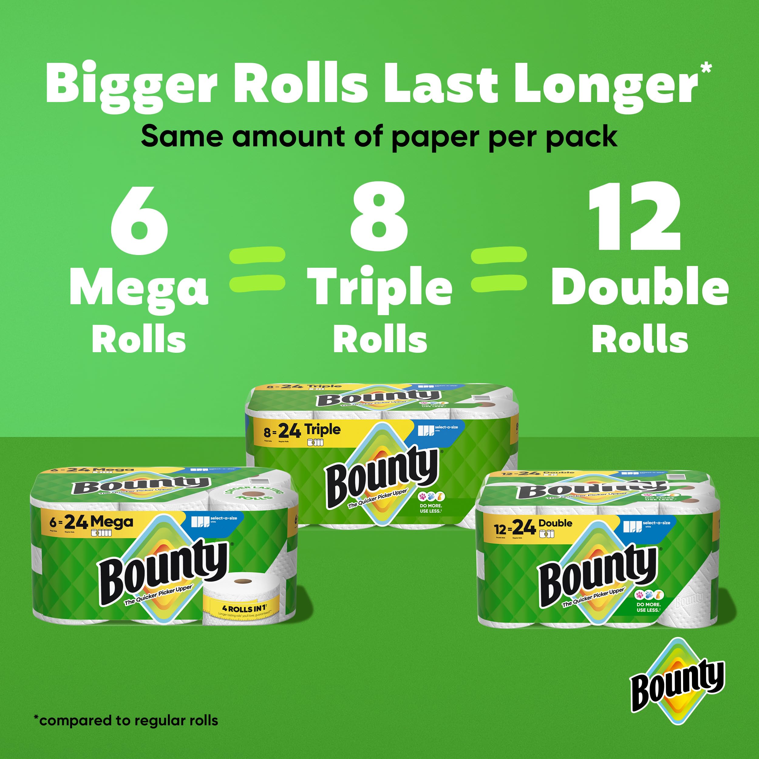 Bounty Select-A-Size Paper Towels - White

