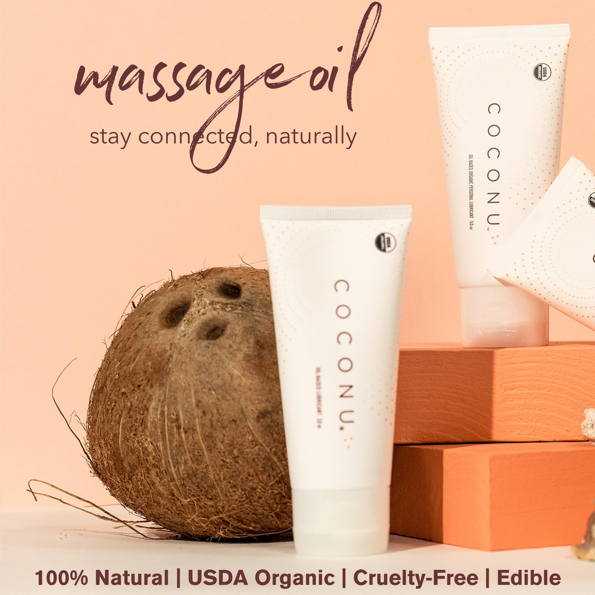 Coconu Organic Massage Oil | Clean & Versatile

