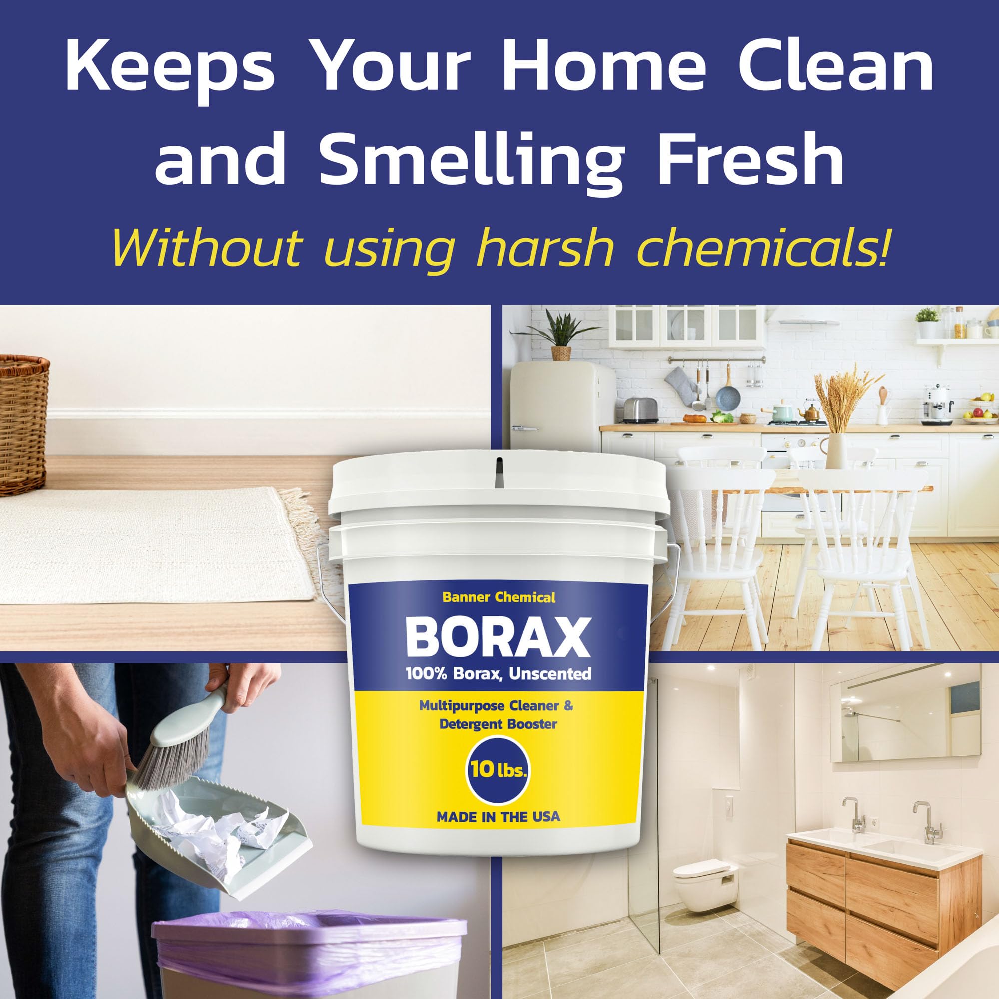 Borax Cleaning Booster for Laundry & Surfaces | Natural


