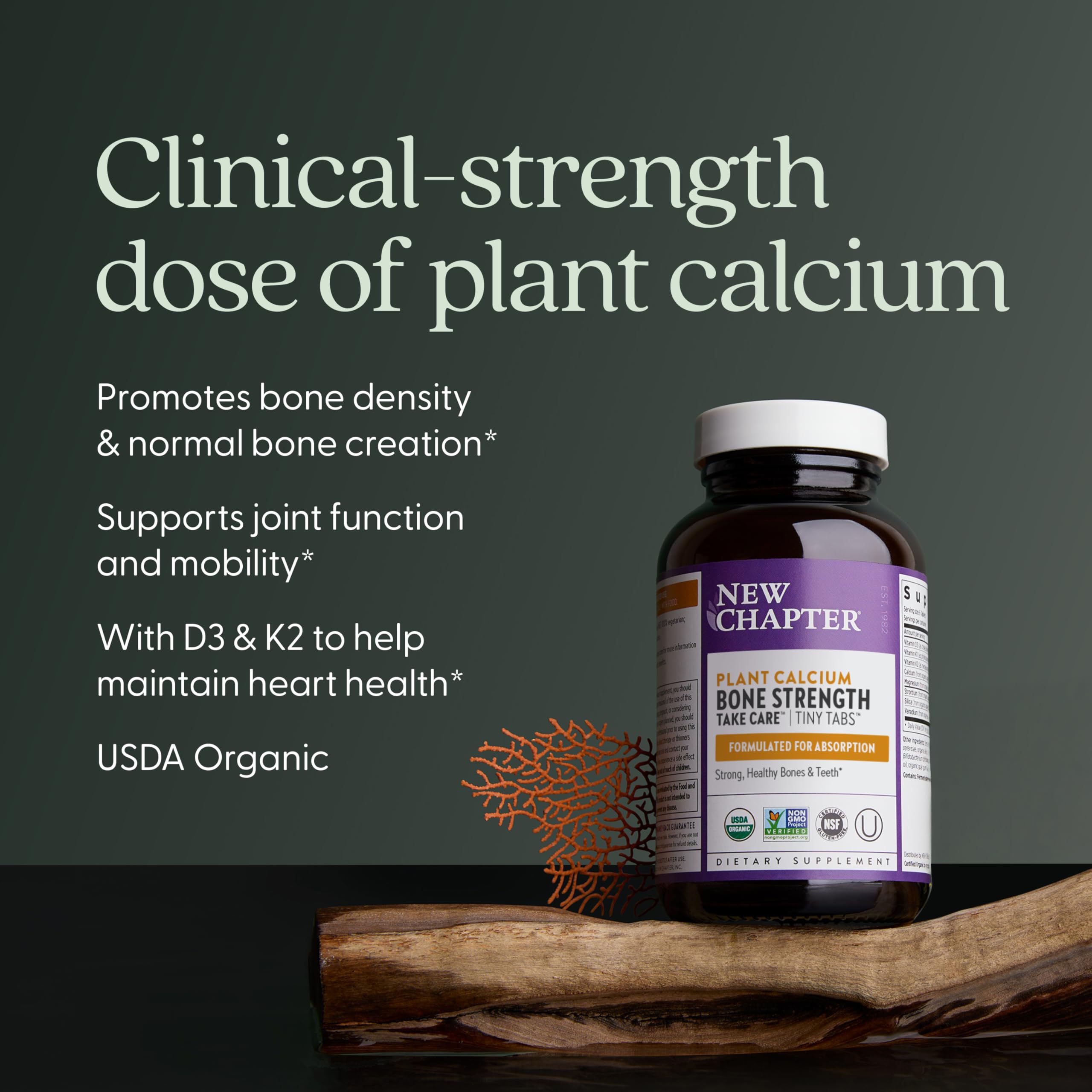 New Chapter Plant-Based Calcium for Bone Health

