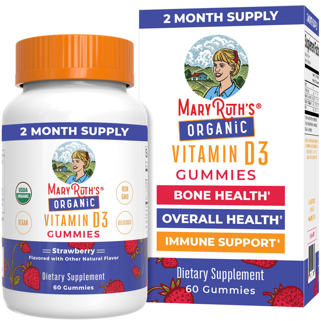 MaryRuth's Vitamin D3 Gummies for Immune & Bone Health

