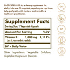 Solgar Vitamin C 1000 mg Vegetable Capsules | Immune Support

