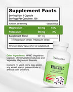 Magnesium Citrate Capsules by NaturalSlim - MagicMag C

