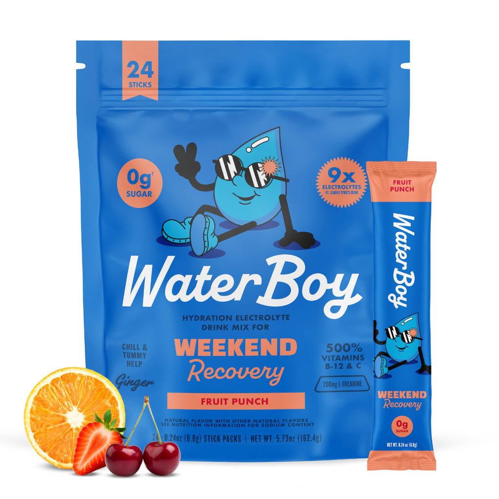 Waterboy Weekend Recovery Electrolyte Powder Drink Mix