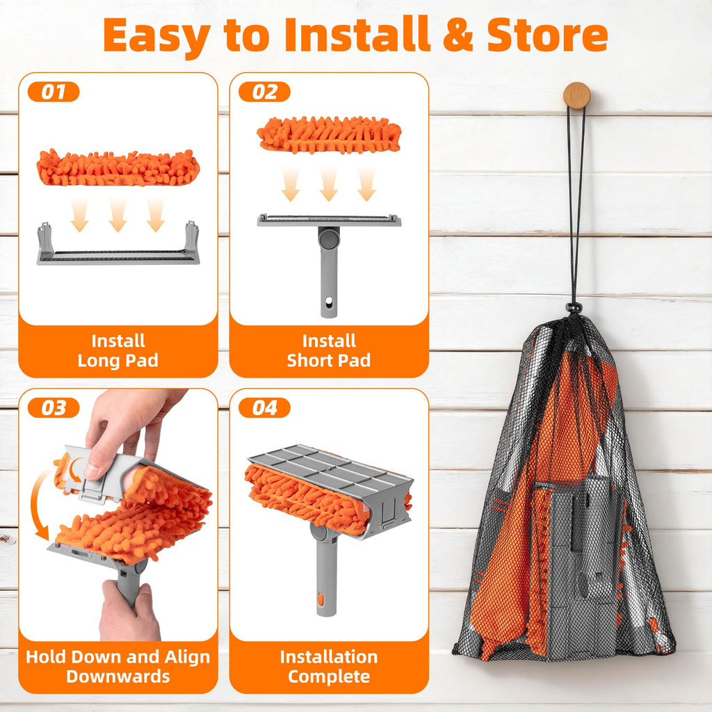 Ceiling Fan Cleaner Duster Kit | Multi-Functional Cleaning Set

