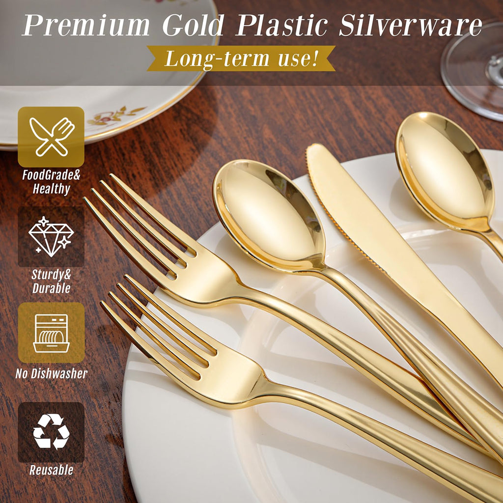 Plastic Disposable Cutlery Set - Heavy Duty

