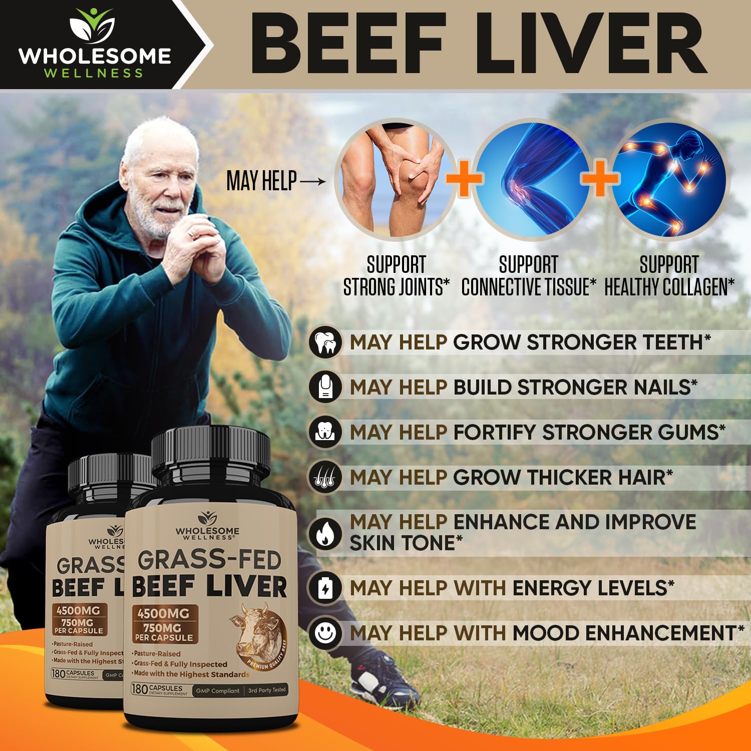Beef Liver Capsules - Wholesome Wellness


