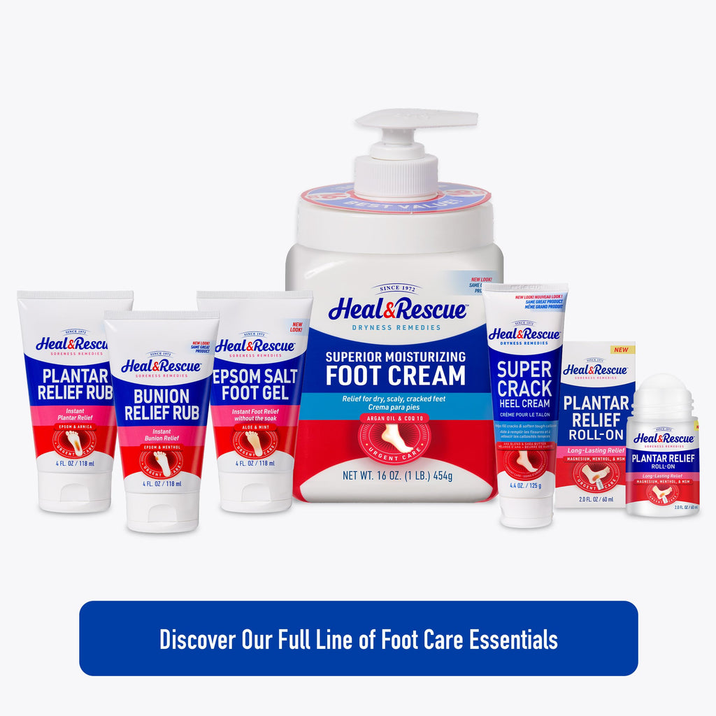 Heal&Rescue Heel Rescue Foot Cream Unscented for Dry Feet

