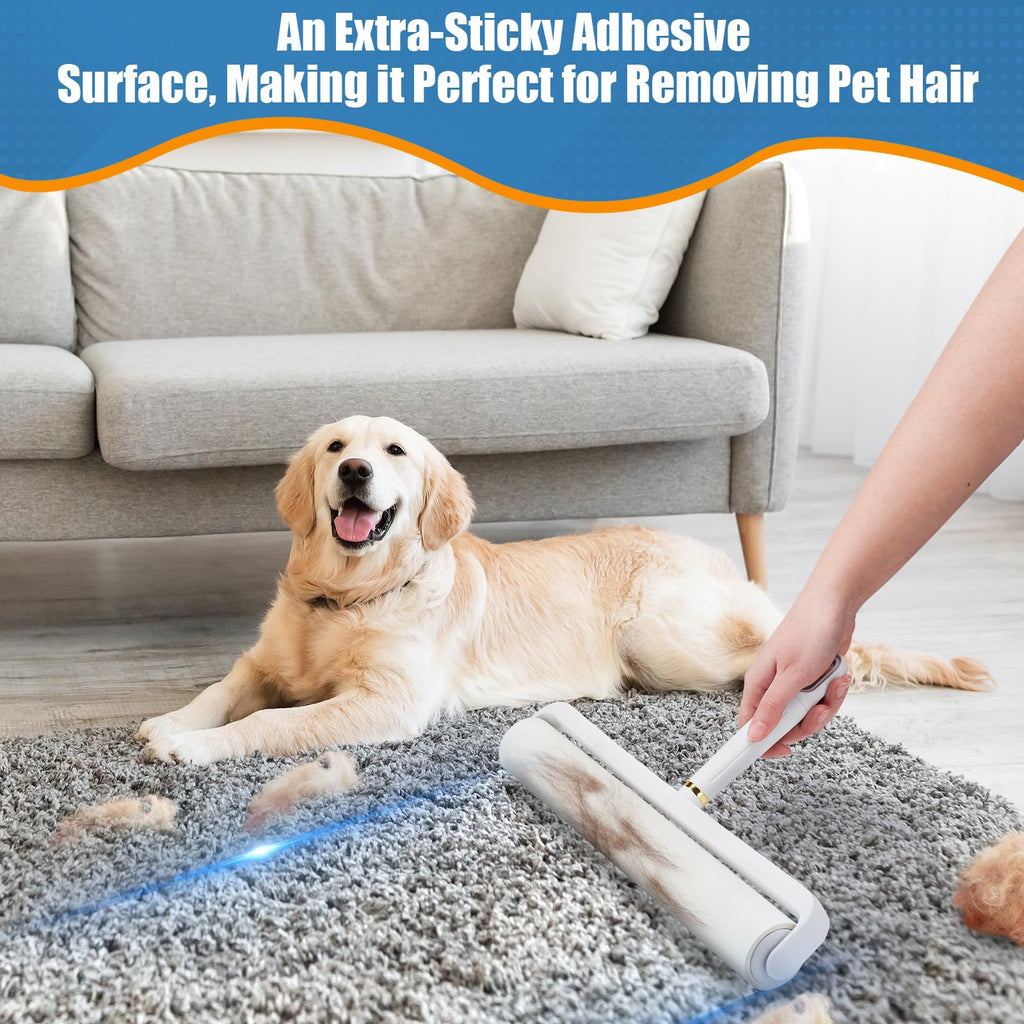 Lint Roller for Pet Hair by Dymoll - Extra Sticky

