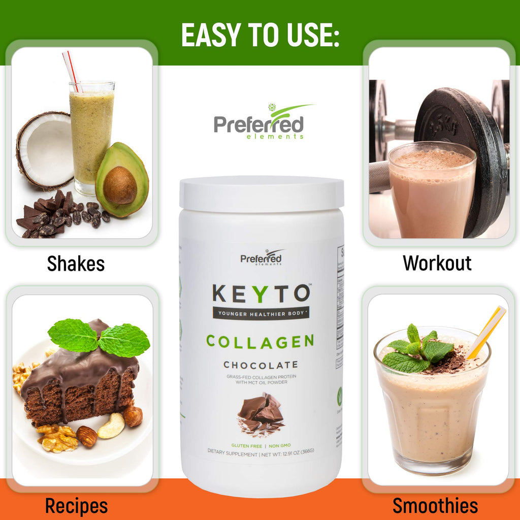 KEYTO Keto Collagen Protein Powder with MCT Oil


