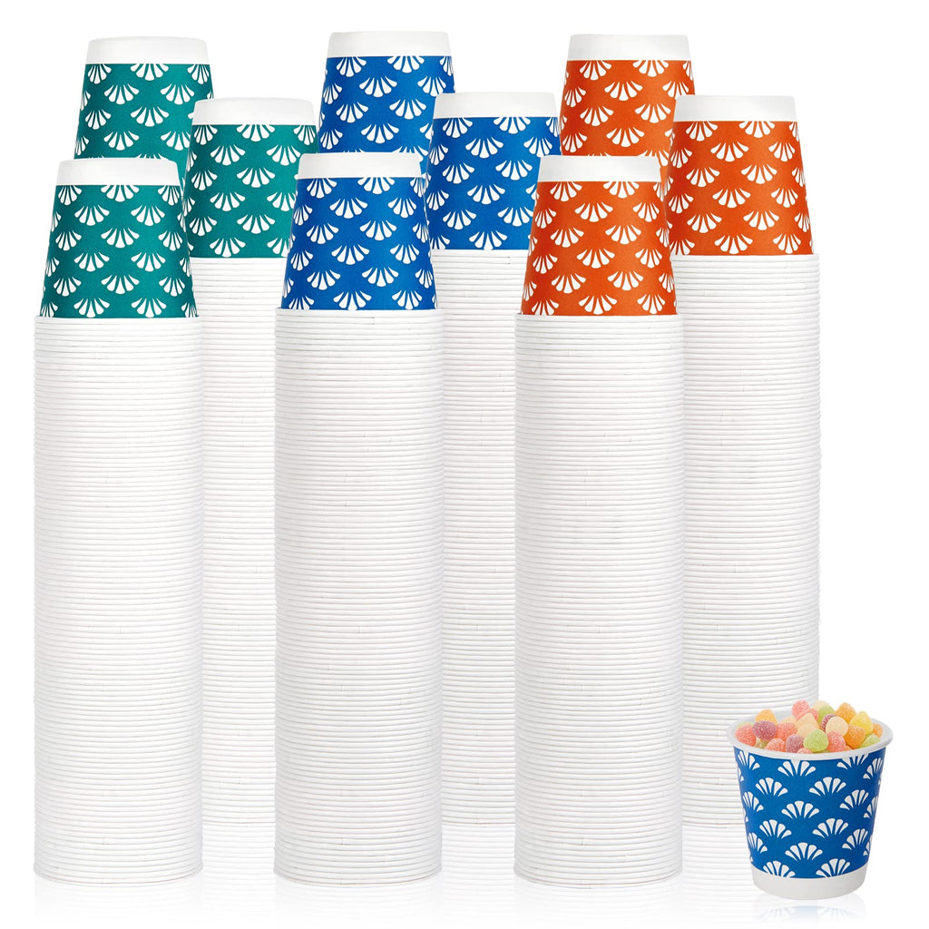 JollyPack Disposable Paper Cups - Floral Pattern

