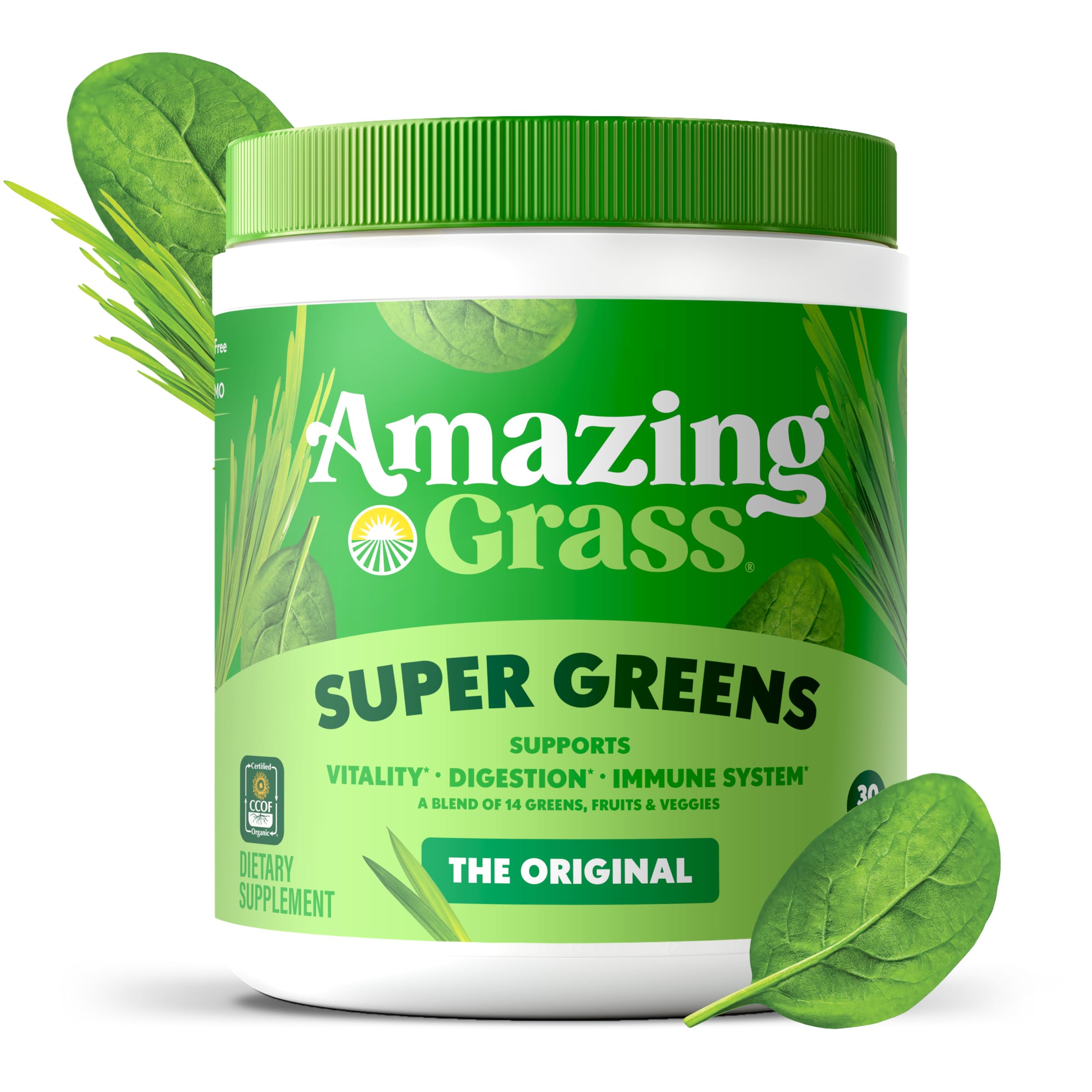 Amazing Grass Super Greens Organic Greens Supplement

