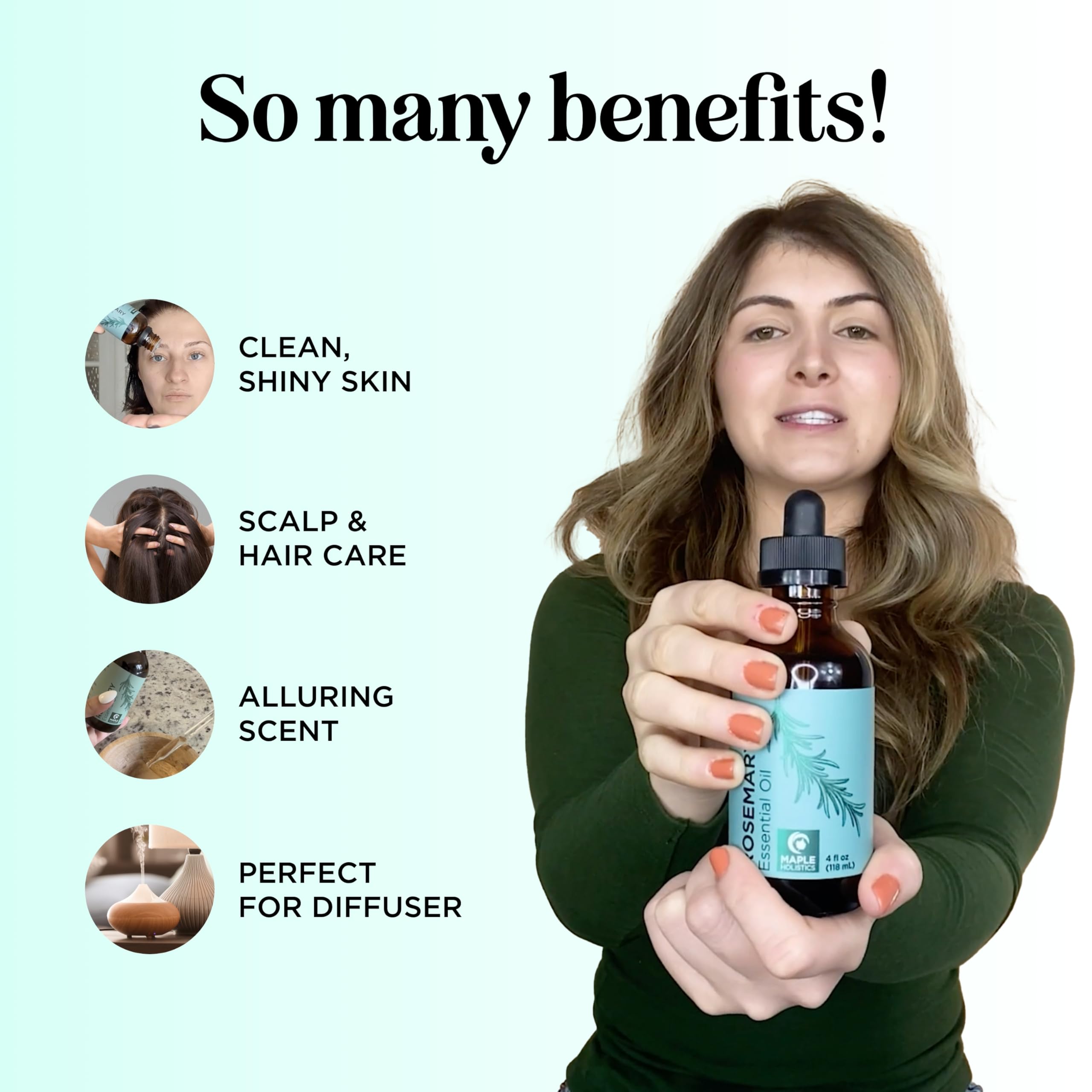 Essential Oil by Maple Holistics with Dropper

