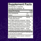 Brain Capsules by Host Defense – Lion's Mane, Reishi & Cordyceps

