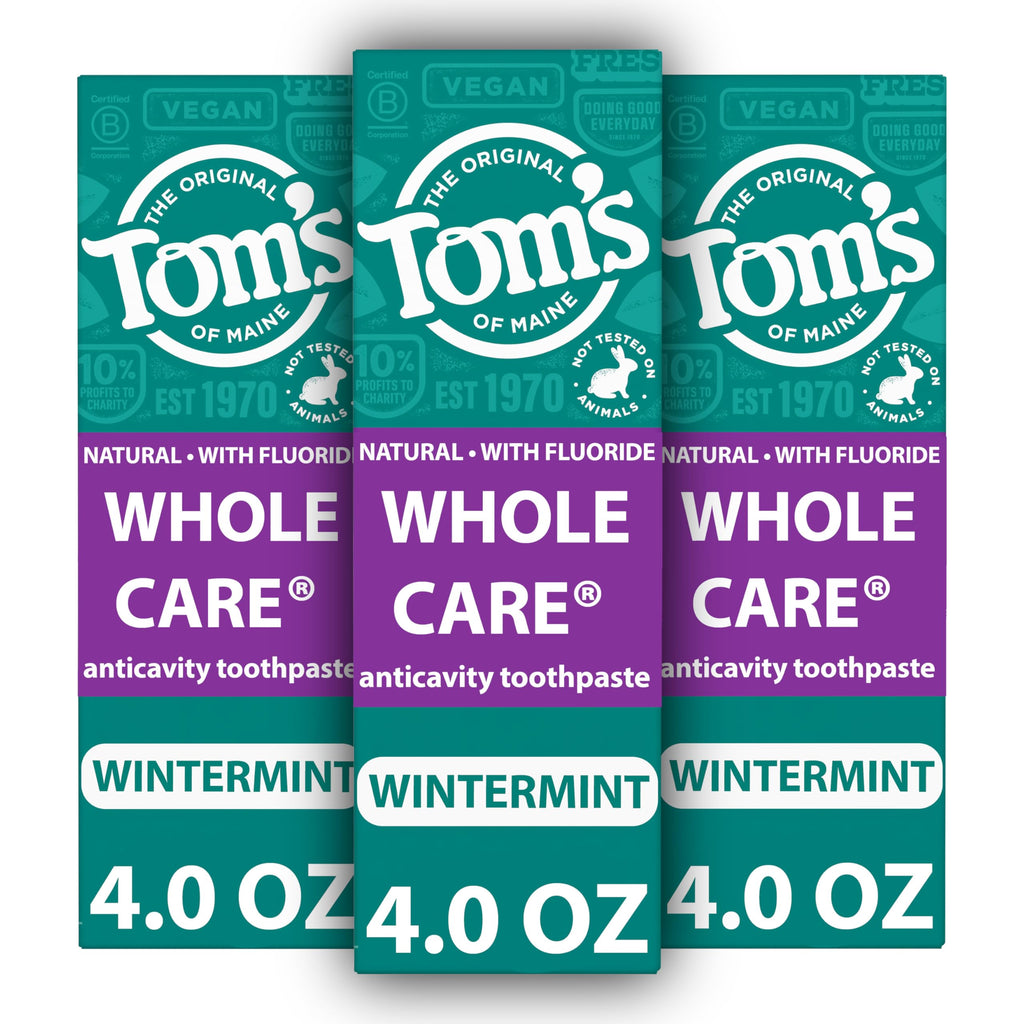 Tom's of Maine Whole Care Natural Fluoride Toothpaste