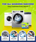 Caspeak Washing Machine Cleaner Tablets for HE Washers

