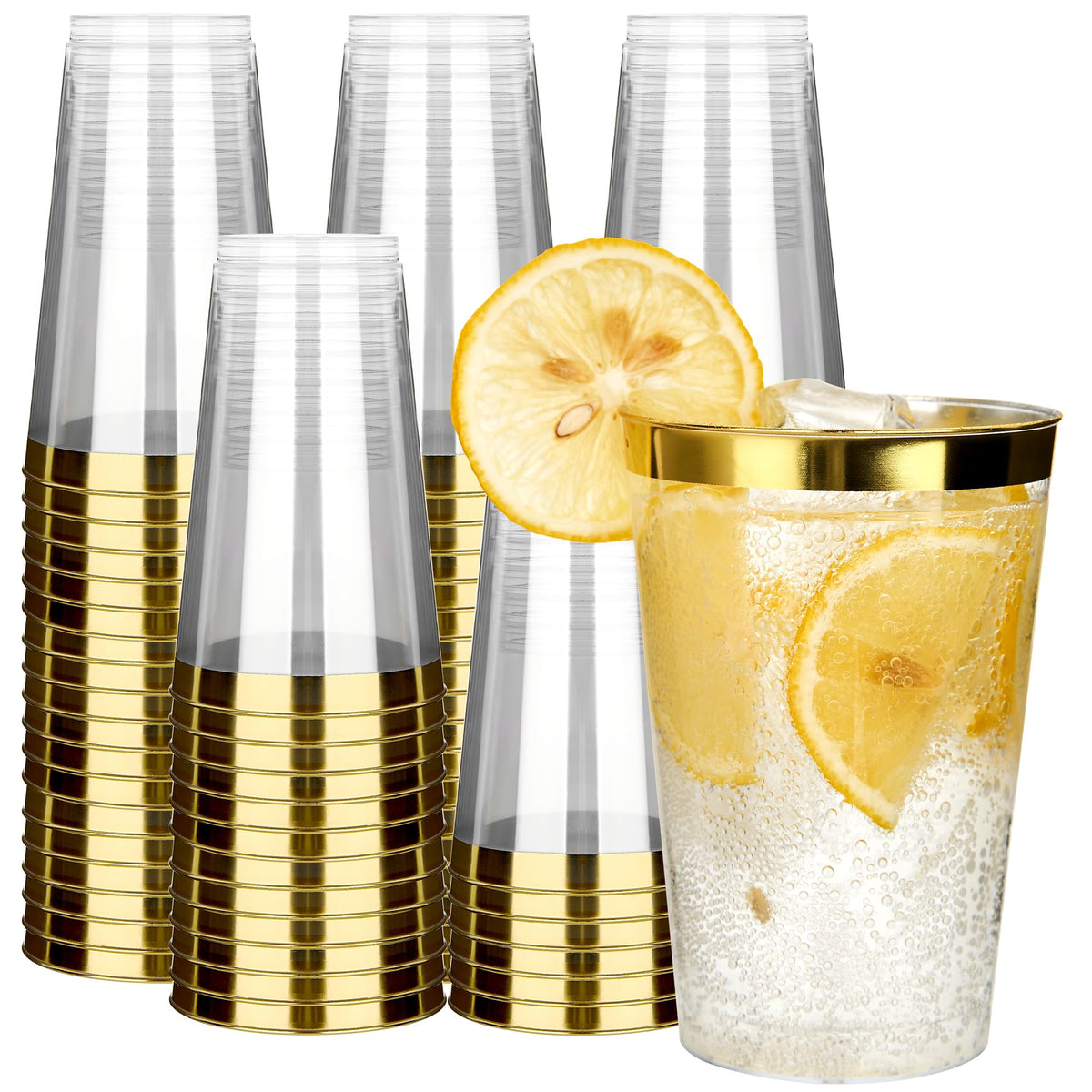 RACETOP Disposable Plastic Cups for Parties