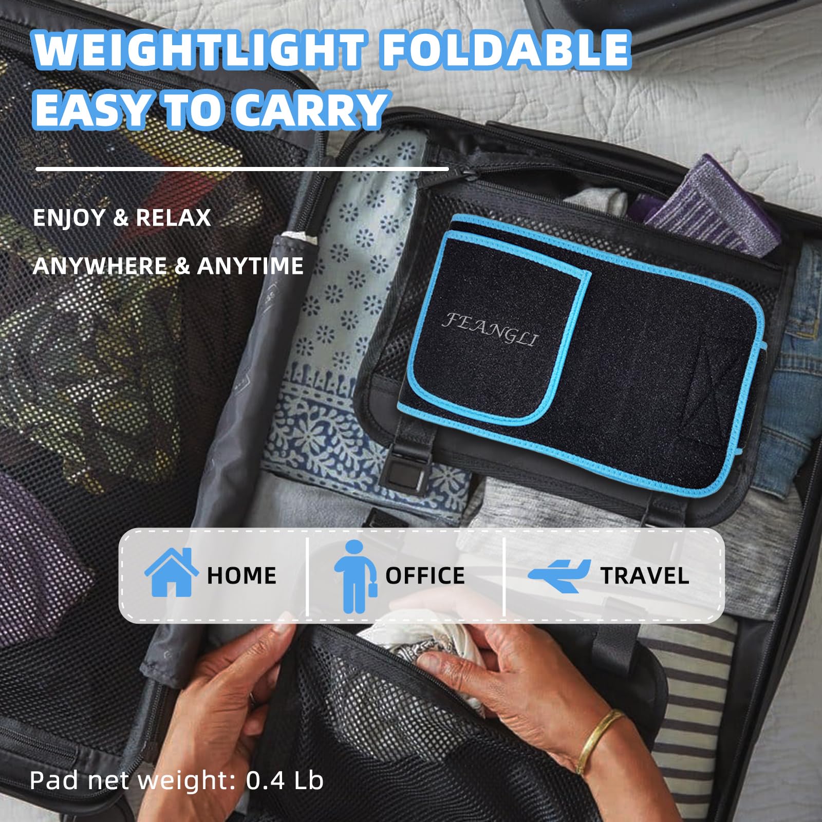 feangli Red Light Therapy Belt 660nm 850nm Wearable LED

