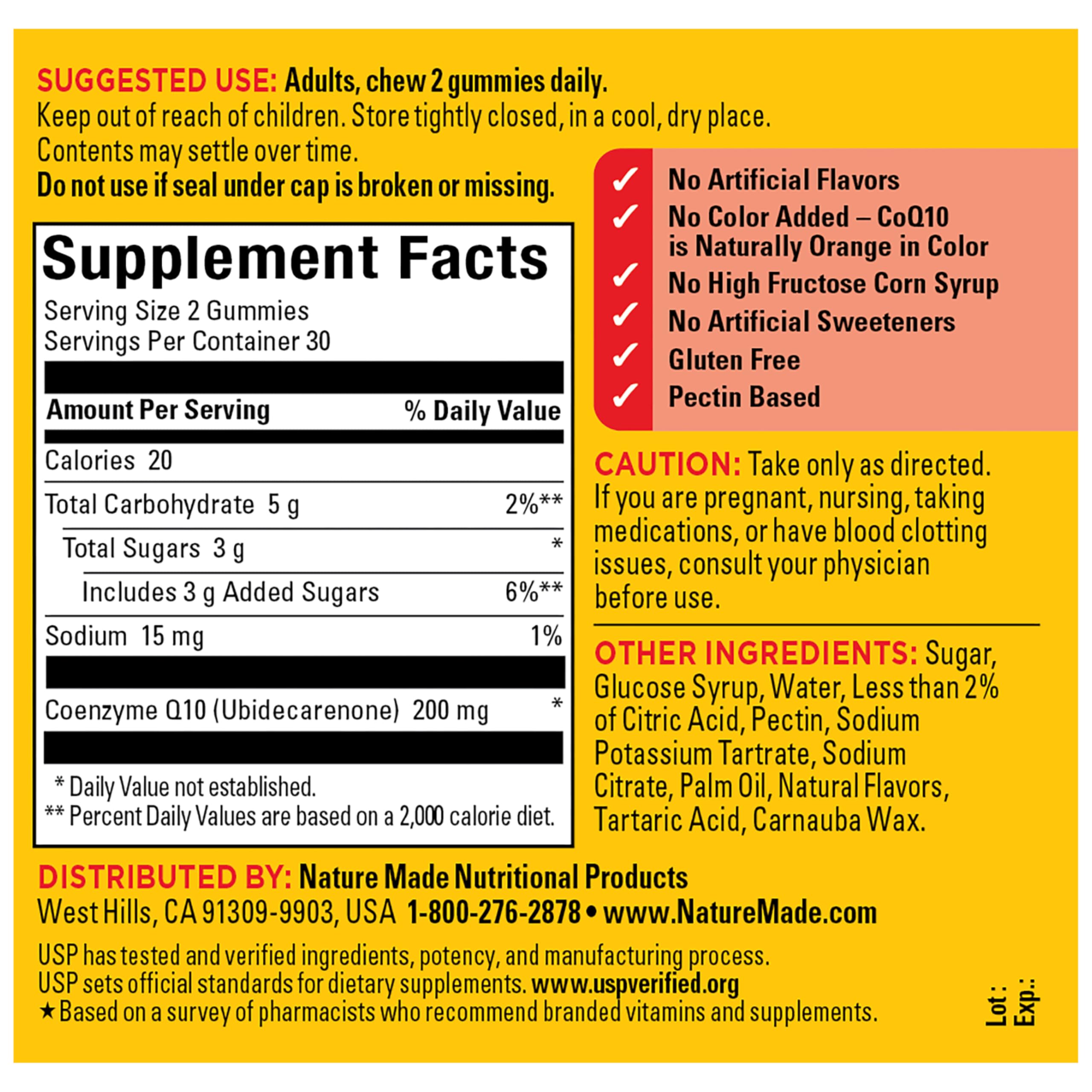 Nature Made CoQ10 Gummies for Heart & Energy

