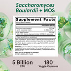 Probiotic Jarrow Formulas Saccharomyces boulardii + MOS

