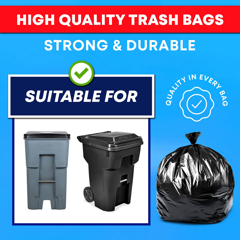 Tasker Trash Bags Heavy Duty for Large Bins

