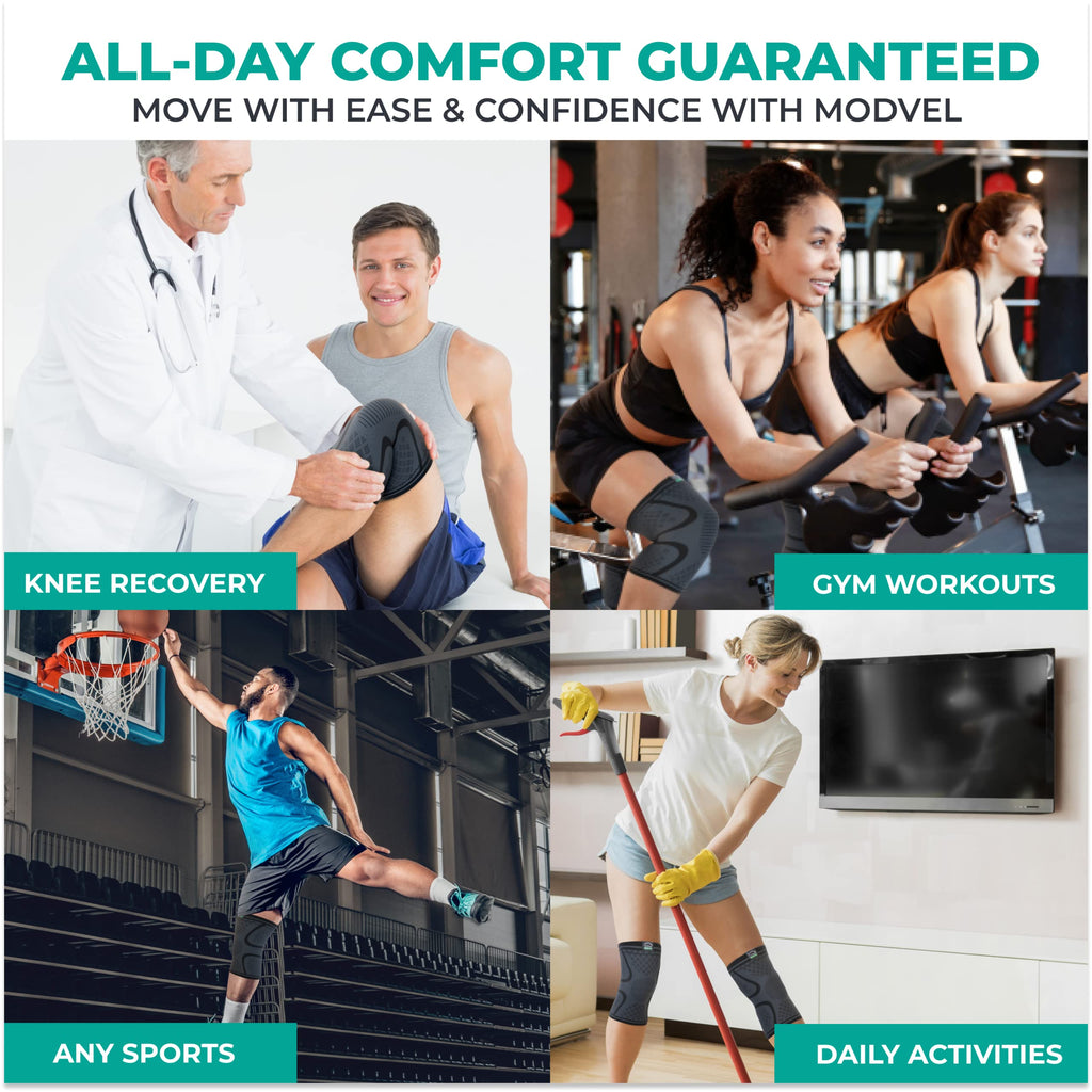 Modvel Compression Knee Brace for Men & Women Knee Support


