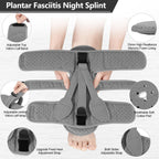 Exhood Plantar Fasciitis Night Splint with 3 Straps

