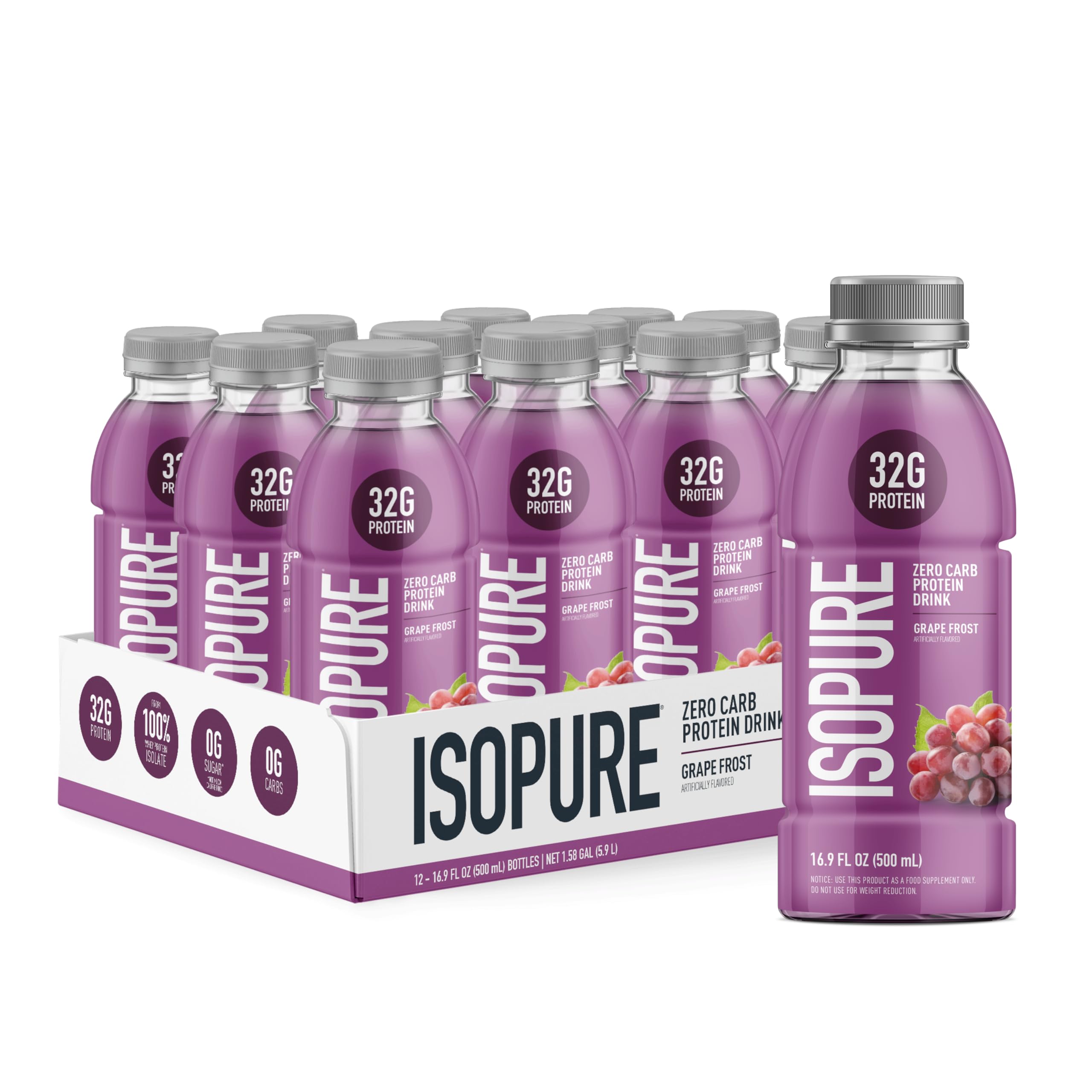 Isopure Zero Carb 32g Clear Protein Drink