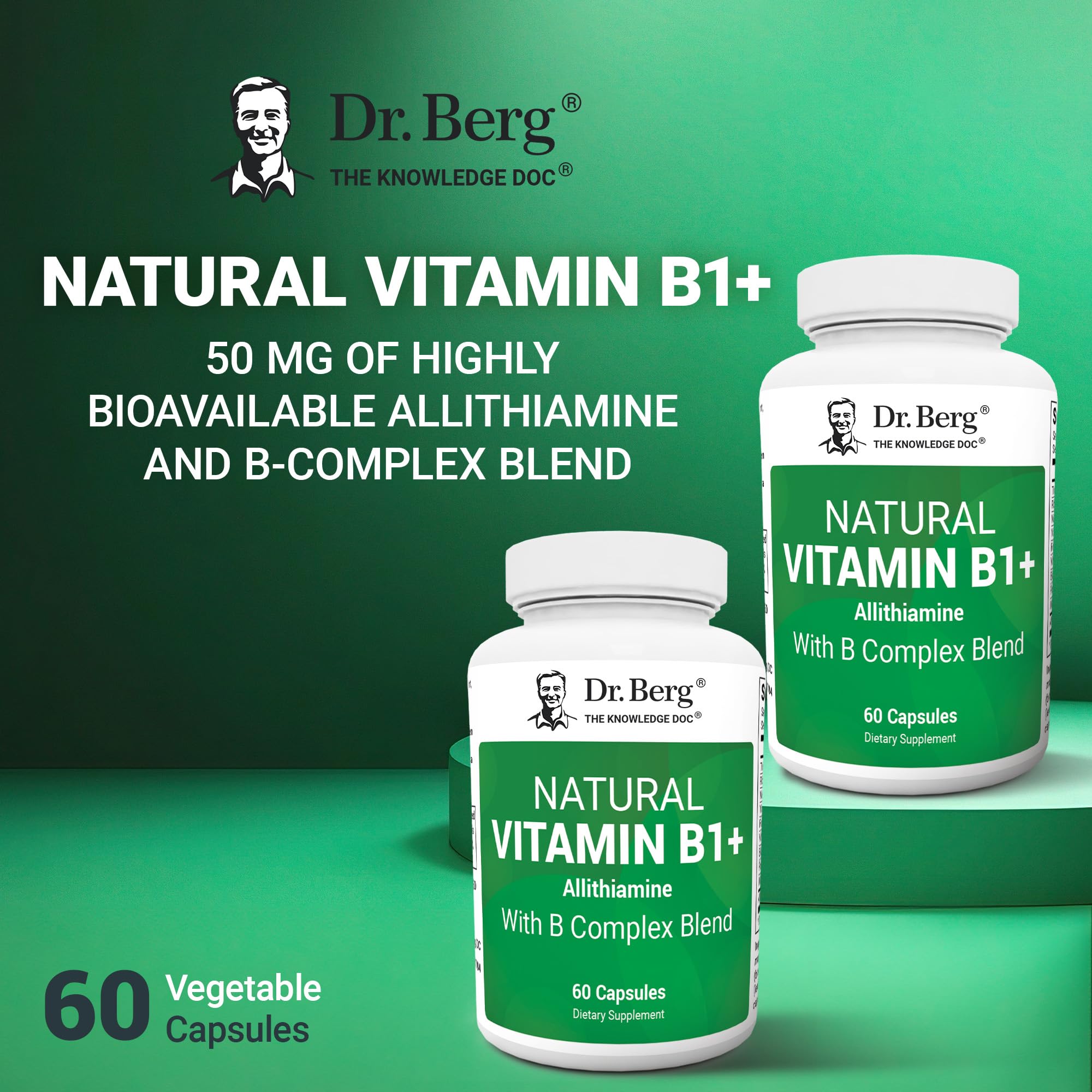 Dr. Berg Vitamin B Complex Supplement for Energy

