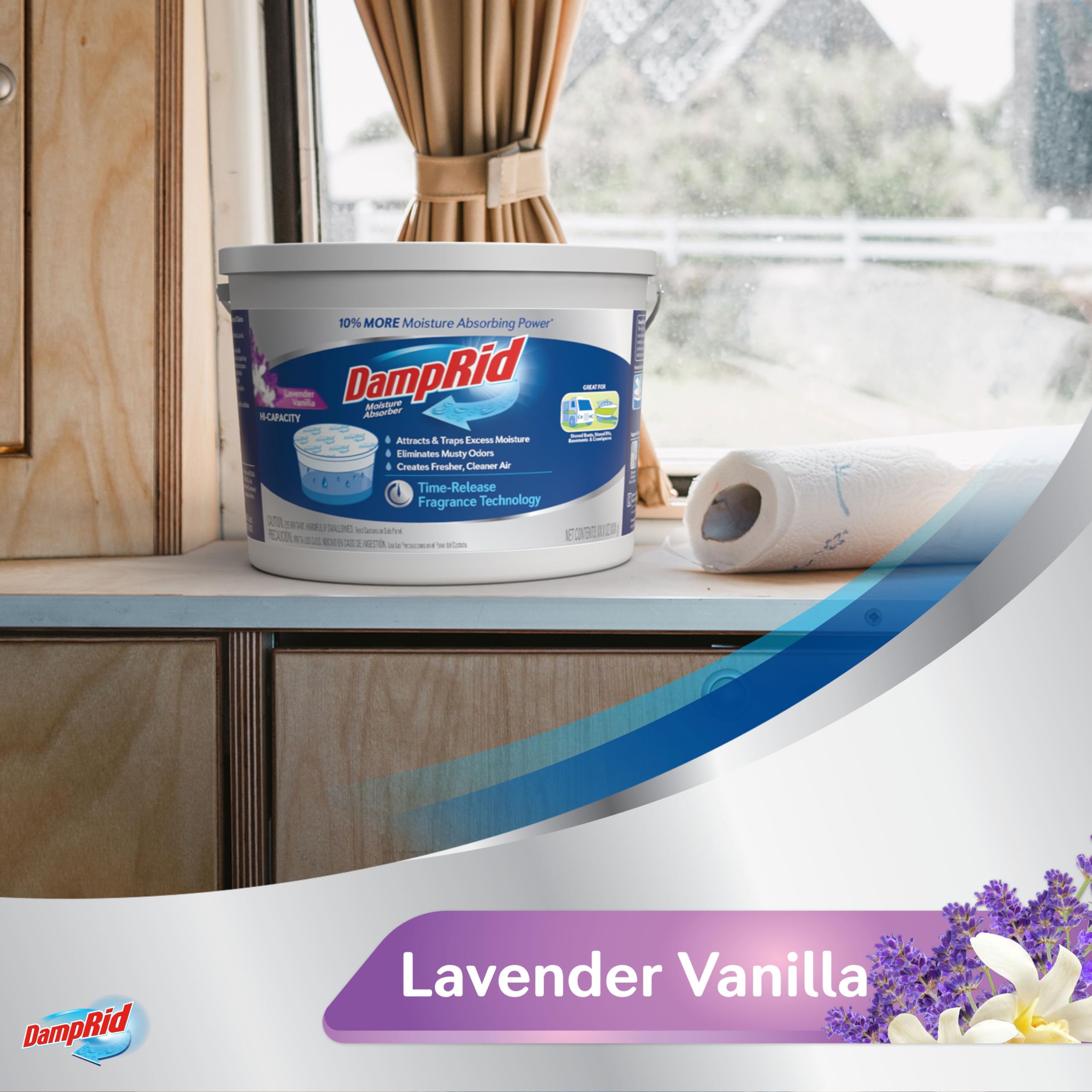 DampRid Moisture Absorber Bucket for Humidity Control

