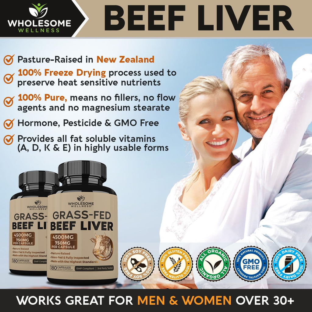 Beef Liver Capsules - Wholesome Wellness

