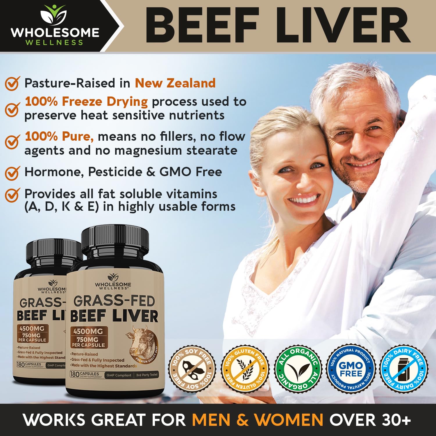Beef Liver Capsules - Wholesome Wellness

