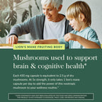 Gaia Herbs Lion's Mane Mushroom Brain Health Support

