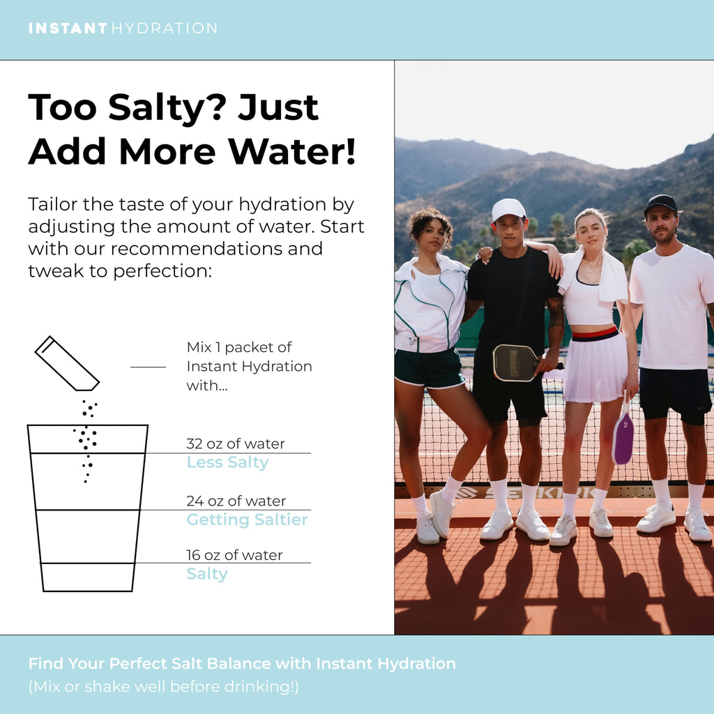 Instant Hydration Electrolytes Powder Packets

