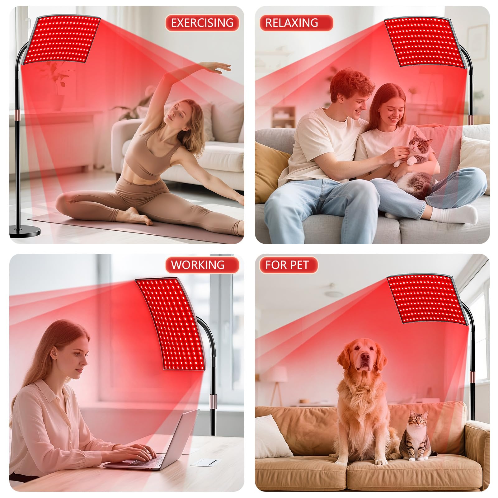 Red Light Therapy Panel by XMZXMZ for Body and Face

