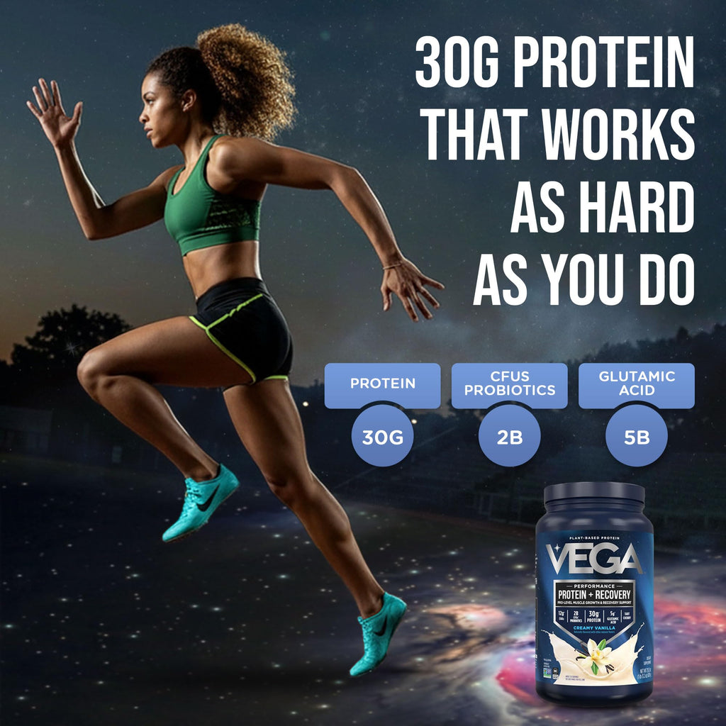 Vega Protein + Recovery Plant-Based Protein Powder

