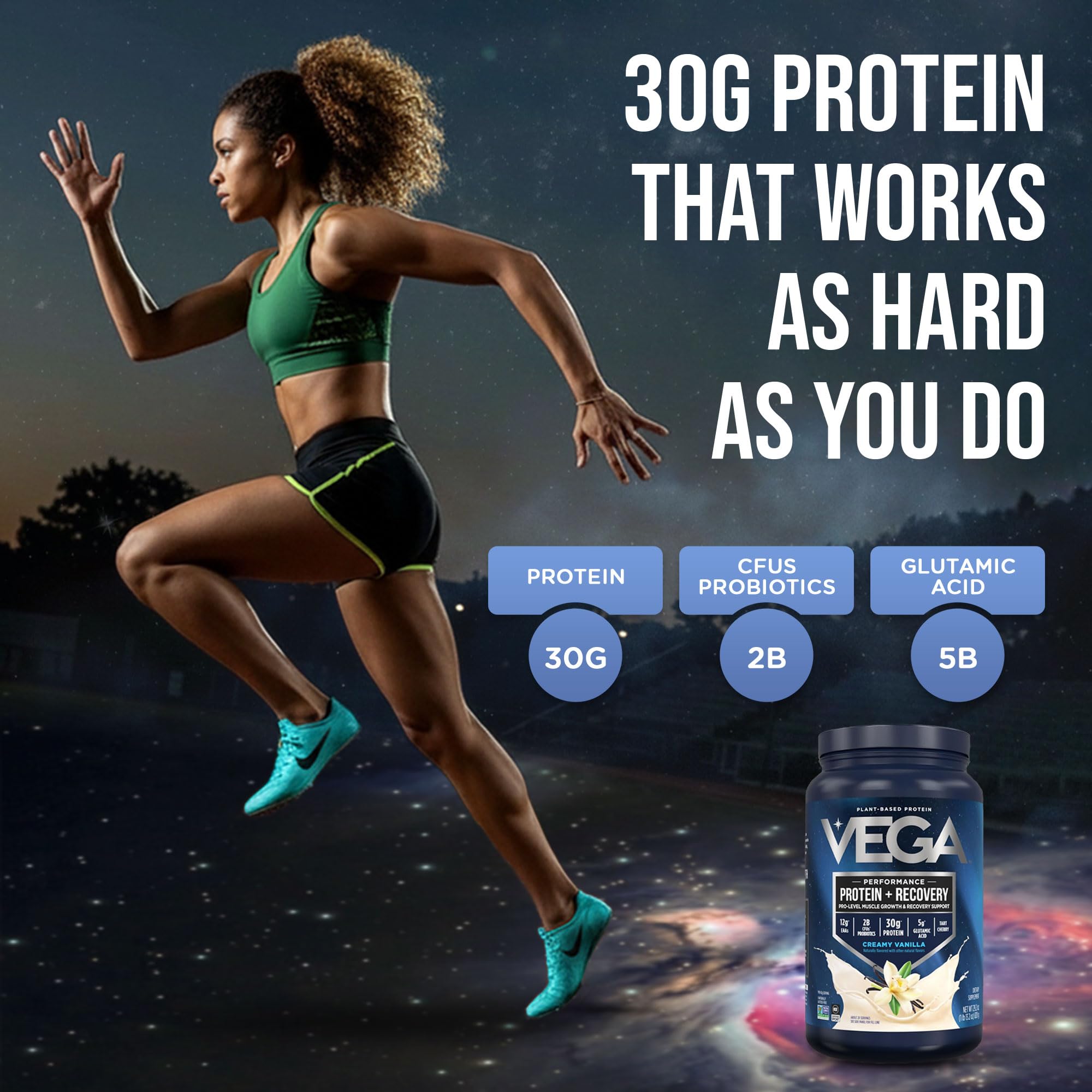 Vega Protein + Recovery Plant-Based Protein Powder

