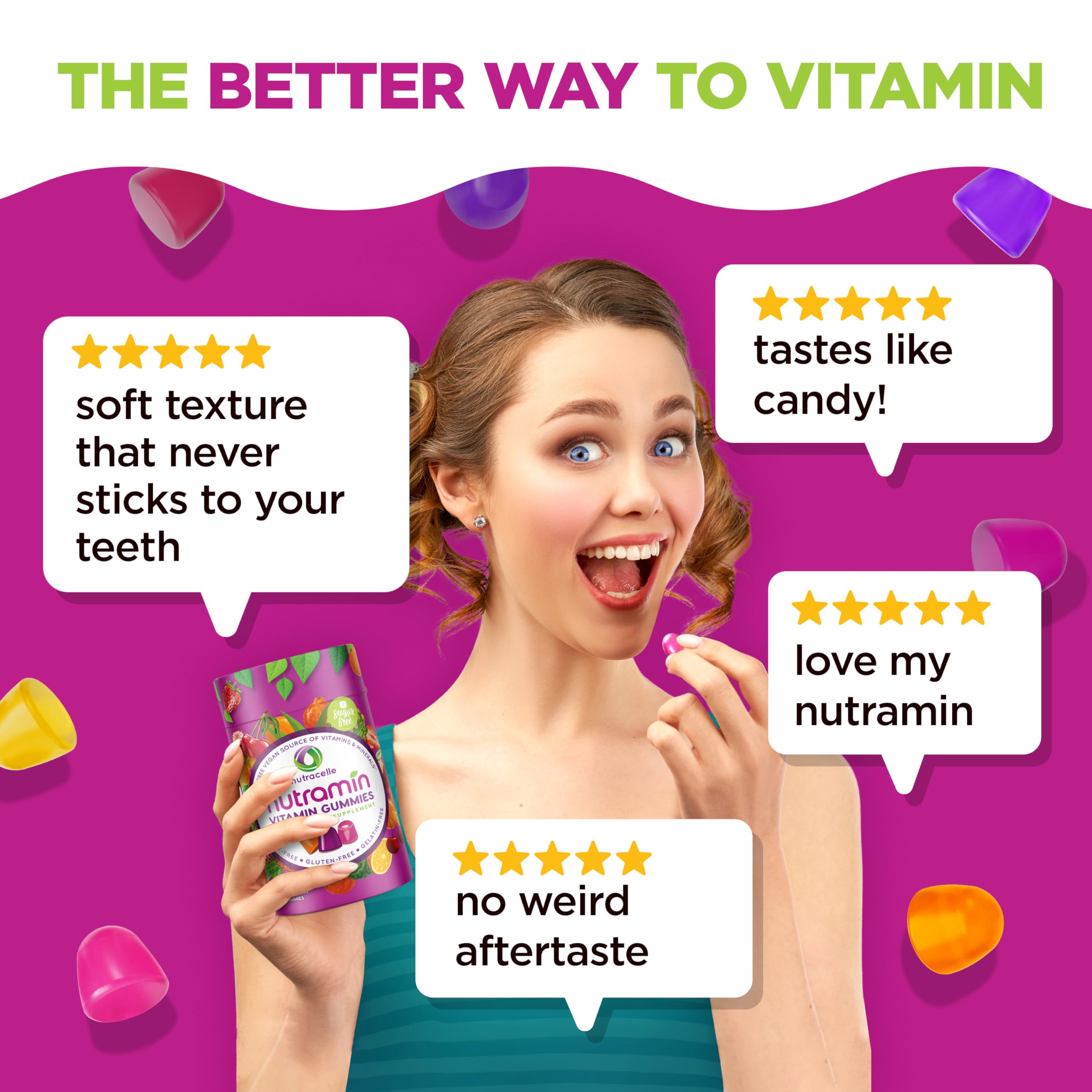 Nutramin Vegan Multivitamin Gummies for Immunity

