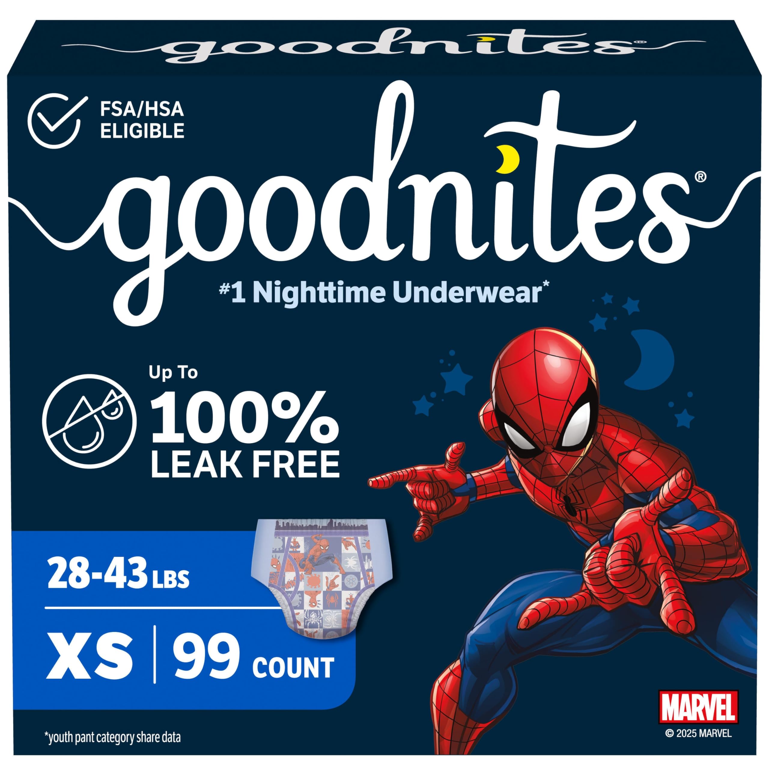 Goodnites Nighttime Bedwetting Underwear for Boys