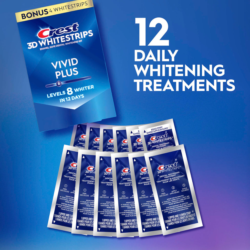 Crest 3D Whitestrips Vivid Plus Whitening Kit

