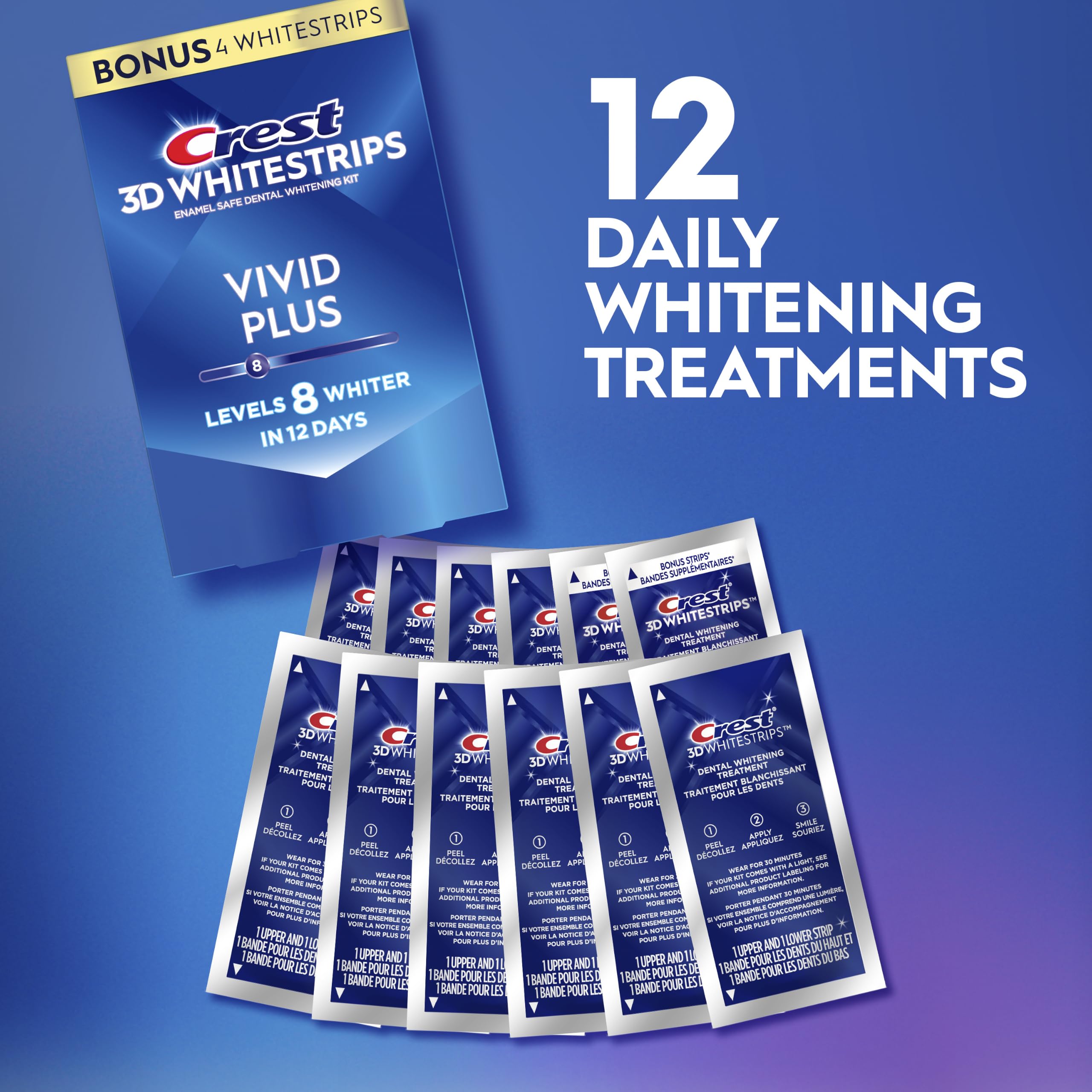 Crest 3D Whitestrips Vivid Plus Whitening Kit


