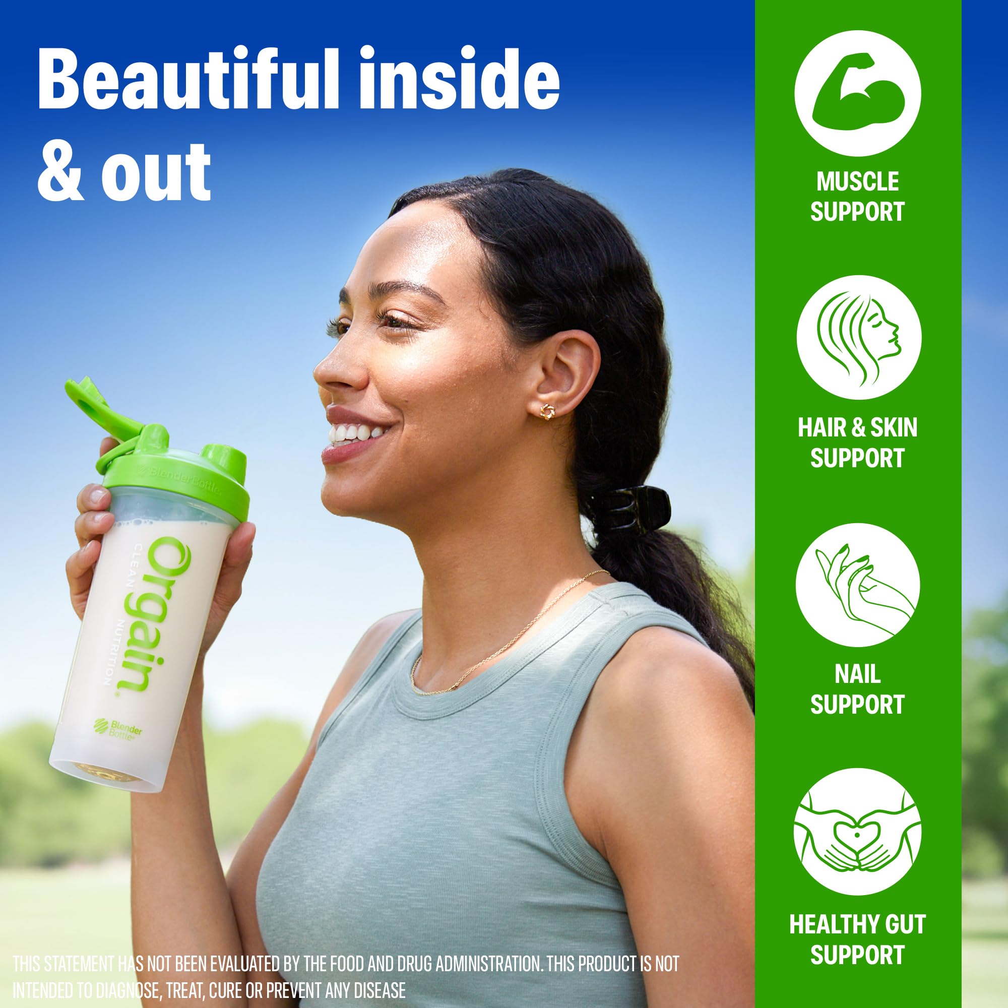 Orgain Plant Protein Powder + Collagen with Probiotics

